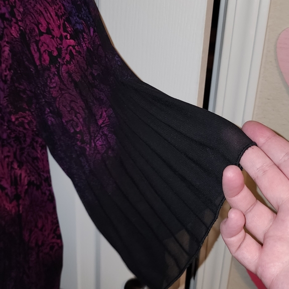 Purple Ruffled Top - Picture 3 of 4